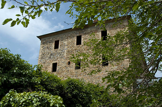 Old Tuscan Villa - Italy stock photo