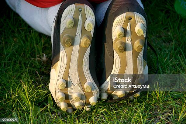 Scarpe Da Calcio Scarpe - Fotografie stock e altre immagini di Scarpe da calcio - Scarpe da calcio, Suola di scarpa, Allenamento