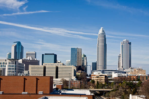 Charlotte Skyline stock photo