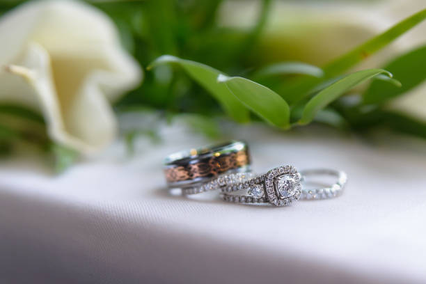 istock Closeup of Wedding Rings 904011116