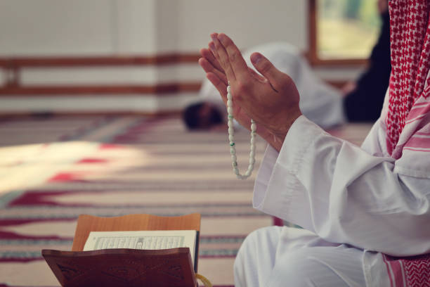istock Religious muslim man praying inside the mosque 904012454