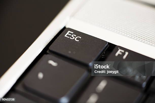 Keyboard Esc Key Detail Stock Photo - Download Image Now - CPU, Color Image, Computer