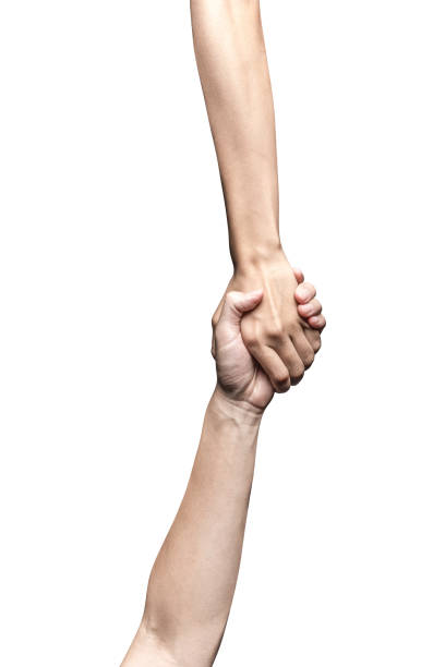 istock Hand open and ready to help or receive. Gesture isolated on white background with clipping path. 904022520