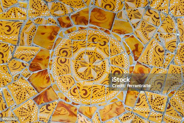 Restaurante Mosaic Foto de stock y más banco de imágenes de Parque Güell - Parque Güell, Alfarería, Antonio Gaudí