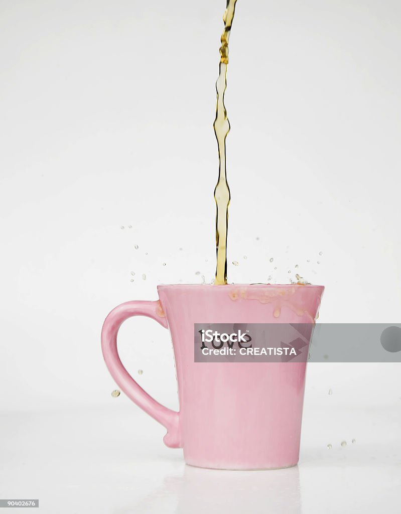 Splash Liebe Tasse Kaffee - Lizenzfrei Eingießen Stock-Foto