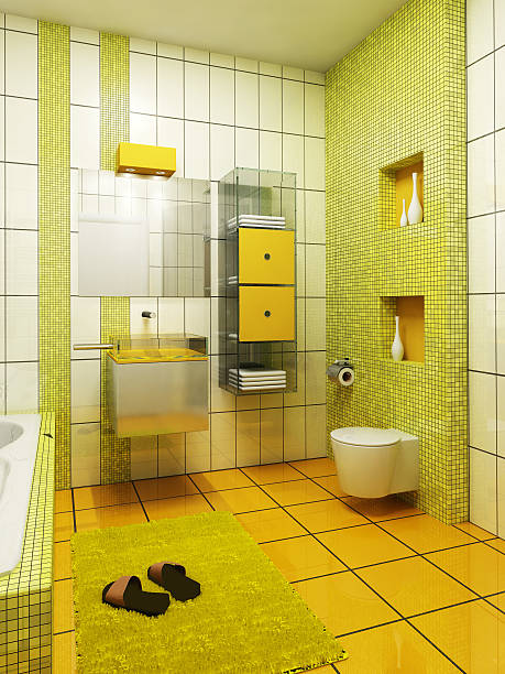 3 d изображение ванной - patchworkdesign стоковые фото и изображения