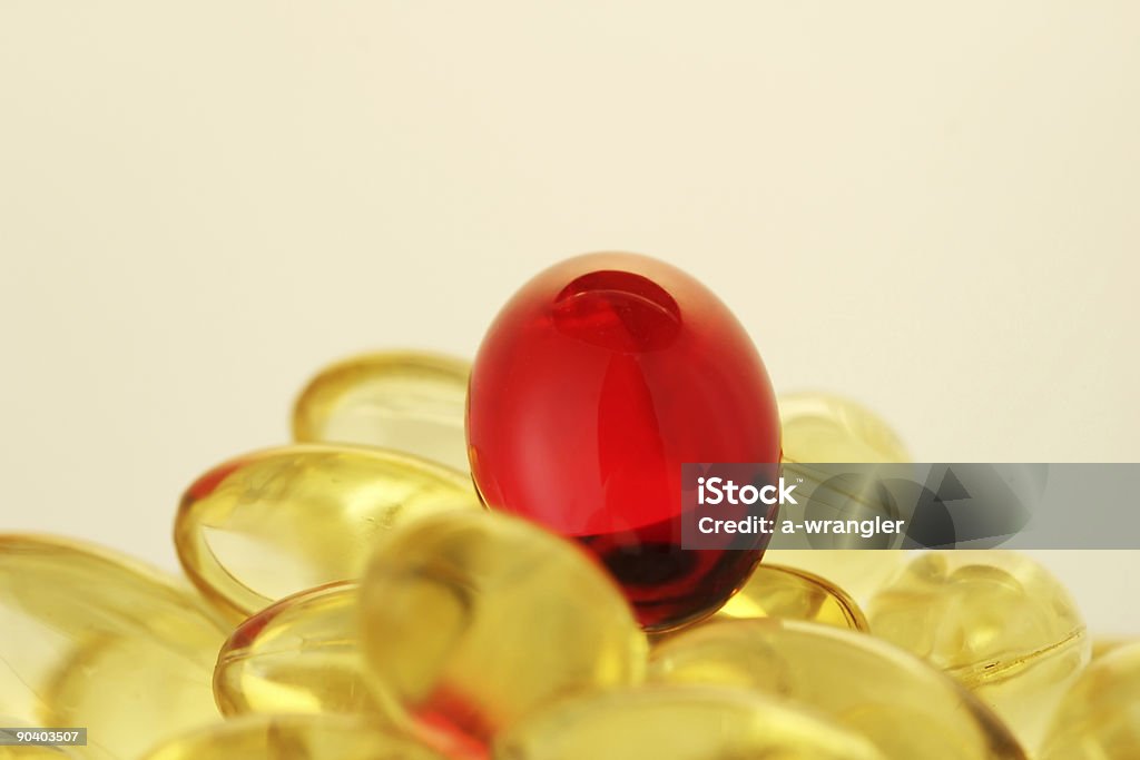 Haufen der vitamin-Kapseln. - Lizenzfrei Antibiotikum Stock-Foto