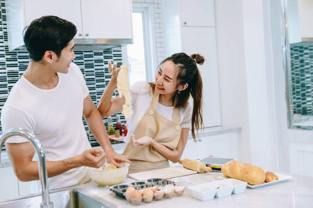 istock Couple in sweet home. 904037772