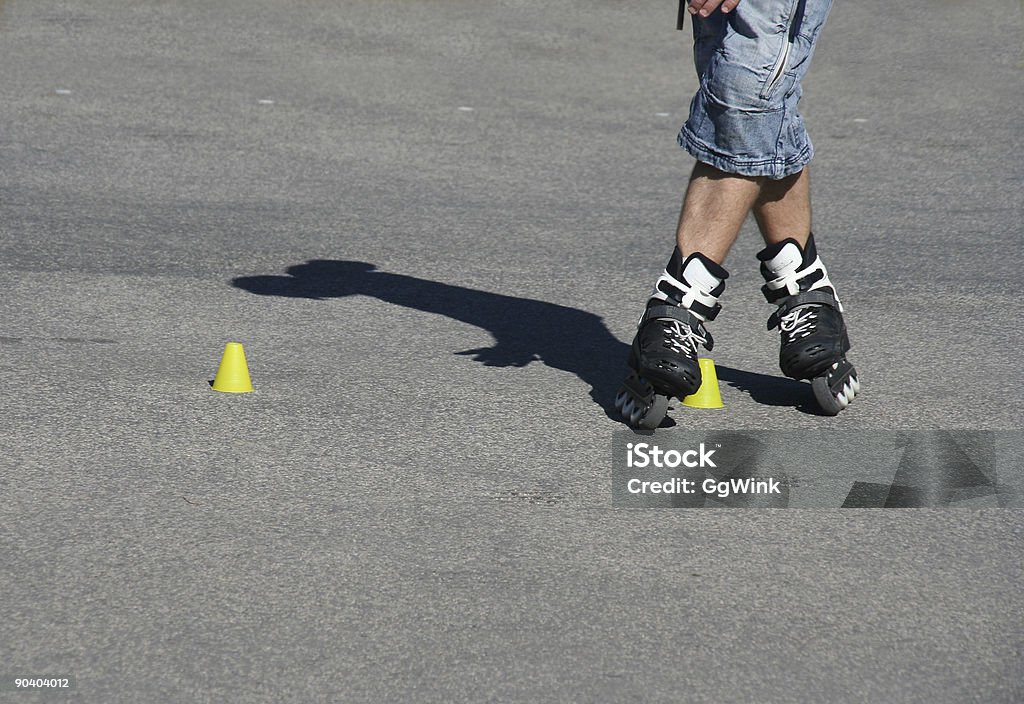 Skater - Lizenzfrei Asphalt Stock-Foto