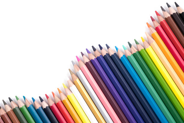 istock Color pencils isolated on white background 904043828
