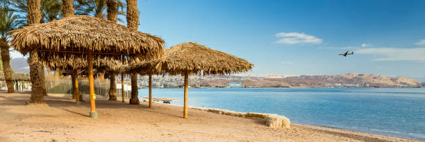 istock Sunny day at public beach in Eilat 904049318