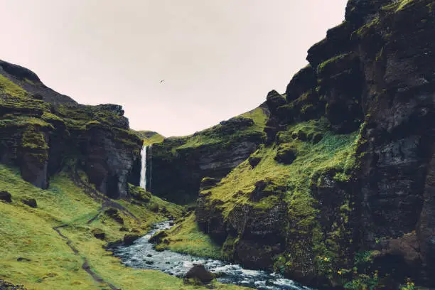 Photo of Kvernufoss Waterfall