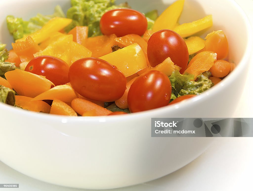 Healthy Salad  Bell Pepper Stock Photo