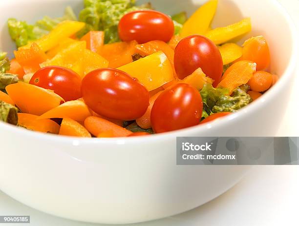 Healthy Salad Stock Photo - Download Image Now - Bell Pepper, Bowl, Carrot