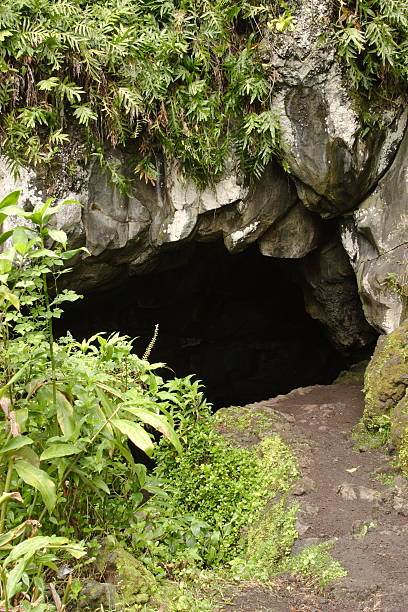 Cueva de Waianapanapa - foto de stock