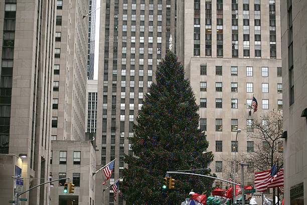 istock Rockerfellar center Christmas tree NYC 90406123