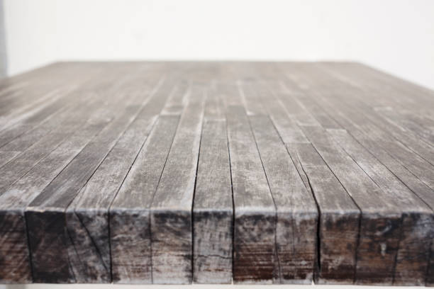 istock Wood texture background. Rustic pine Picnic table.  Weathered wood. 904063010