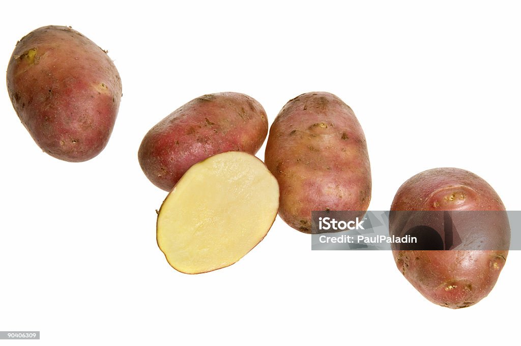 raw batatas - Foto de stock de Batata vermelha royalty-free