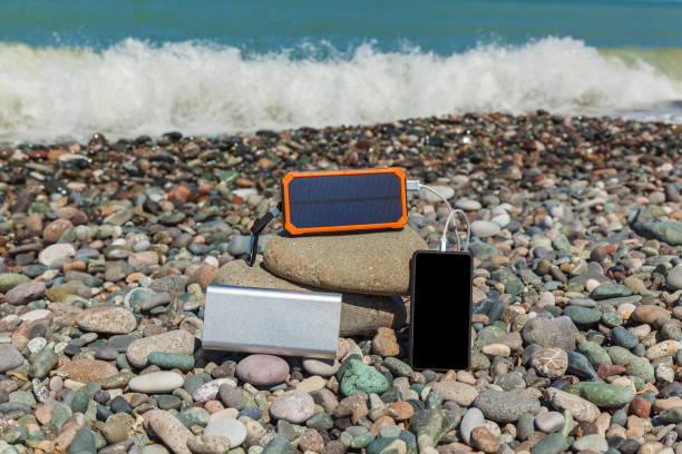istock Powerbank charges the phone. 904068670
