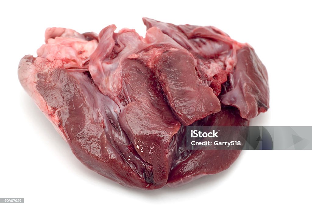 Телятина сердце Макро - Стоковые фото Баранина - мясо роялти-фри