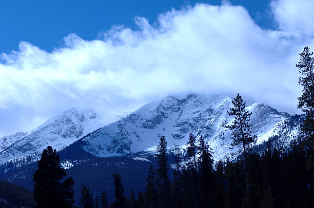 Snowy Mountain 2 stock photo