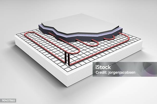 Sistema De Calefacción De Piso Foto de stock y más banco de imágenes de Agua - Agua, Calor, Caño de agua