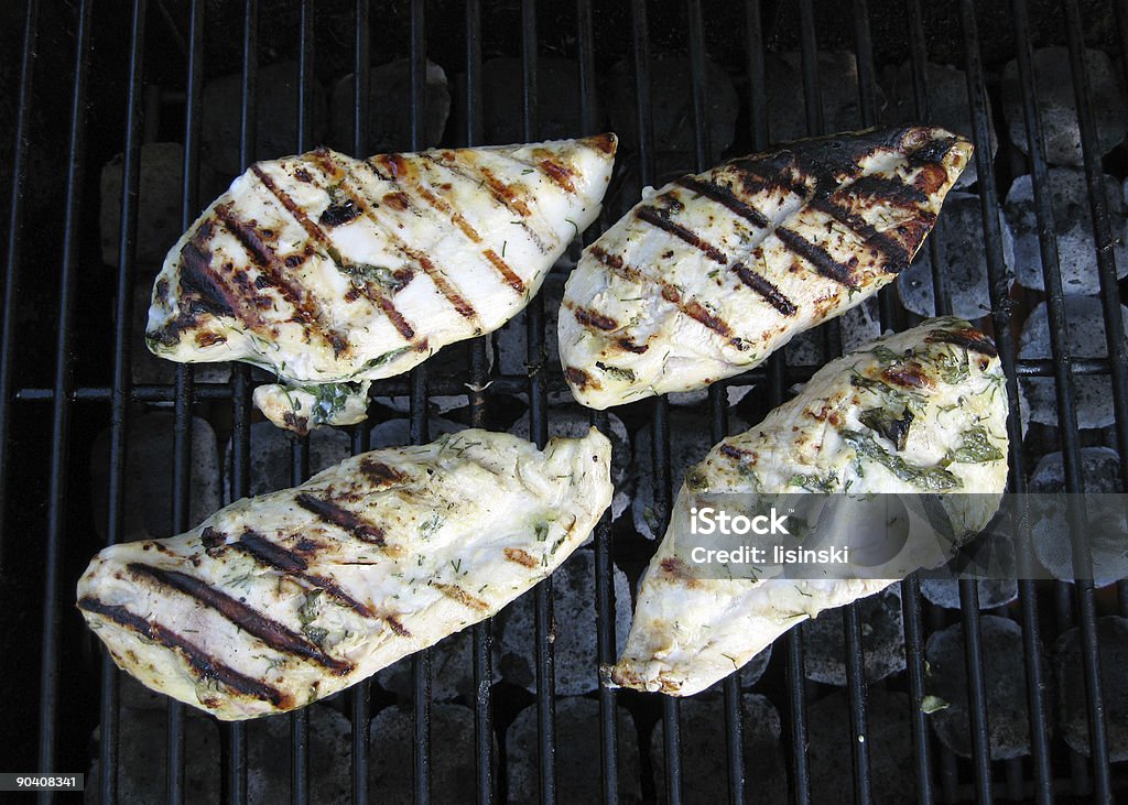 Peito de frango grelhado - Foto de stock de Alimentação Saudável royalty-free