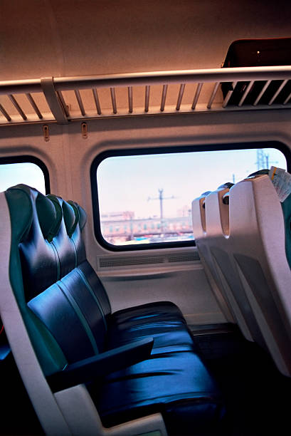 istock Passenger Train Interior - NY Long Island Railroad 90408688