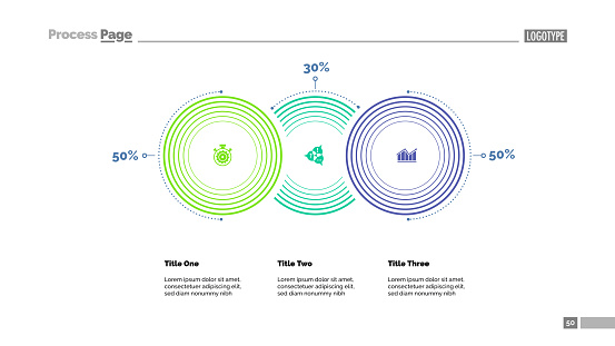 Three Options Comparison Slide Template Stock Illustration - Download ...