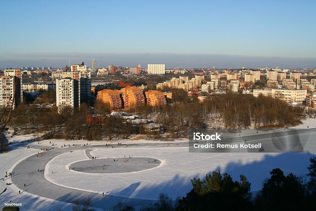 Patinaje sobre hielo - Foto de stock de Estocolmo libre de derechos