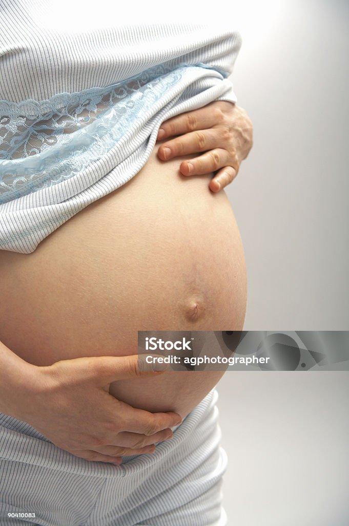 Mãe grávida - Foto de stock de Barriga de Cerveja royalty-free