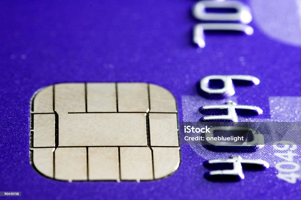 Chip In Card Credit Card Chip Stock Photo - Download Image Now - Banking, Biometrics ...