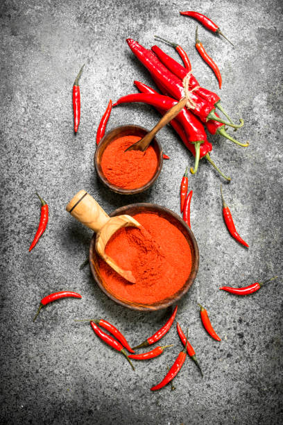 istock Ground chili peppers in a bowl. 904102886