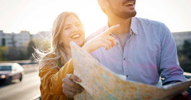 istock Beautiful couple traveling and sightseeing 904103140