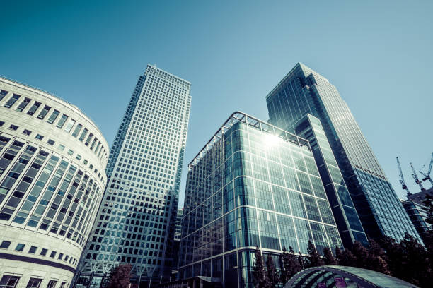 istock skyscrapers in a finance district 904105602