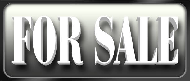 istock Stock Illustration - Bold Text FOR SALE, 3D Illustration, Colored Background. 904105624