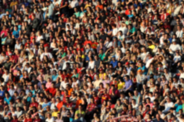 istock Blurred crowd of spectators in a stadium 904106068