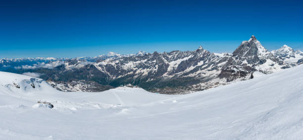 istock Panorama view of the Matterhorn 904118234