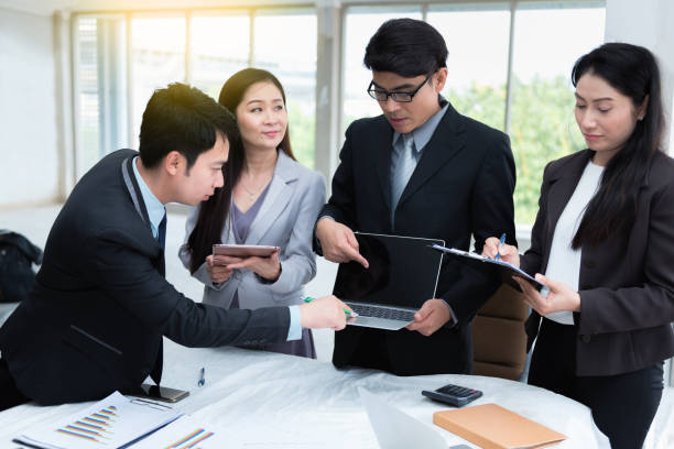 istock Business team meeting and discussing about new project, Business concept 904118564