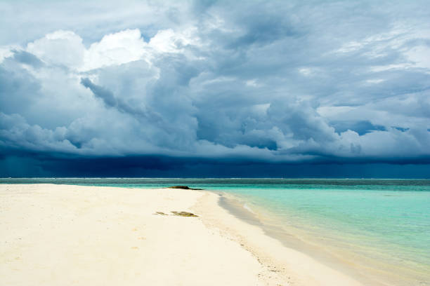 istock Beautiful cloudy stormy landscape 904119294