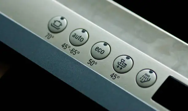 Photo of Dishwasher buttons
