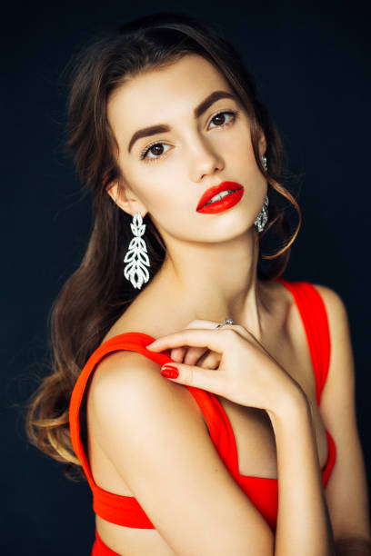 istock Nice looking woman with beautiful earings 904124736