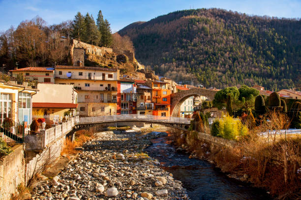 istock a view of Camprodon, in Catalonia, Spain 904128002