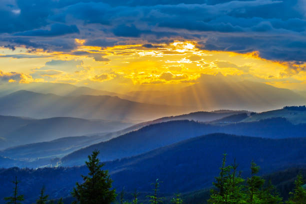 istock mountain valley at the dramatic sunset, Ukraine, Carpathians 904137706