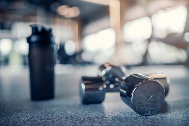 istock Sports equipment in gym 904149974