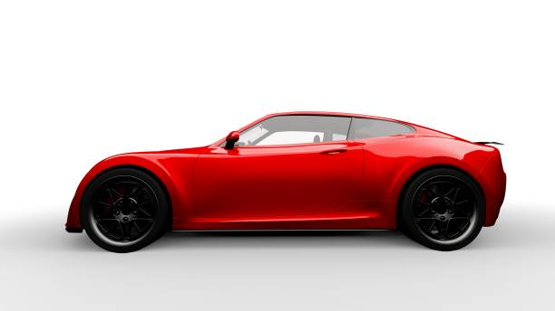 istock red sports car isolated on white 904153818