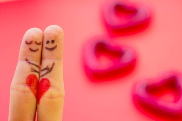 istock St. Valentine's Day concept with finger couple 904154712