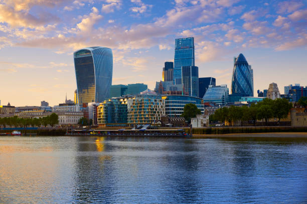 istock London financial district skyline sunset 904156970