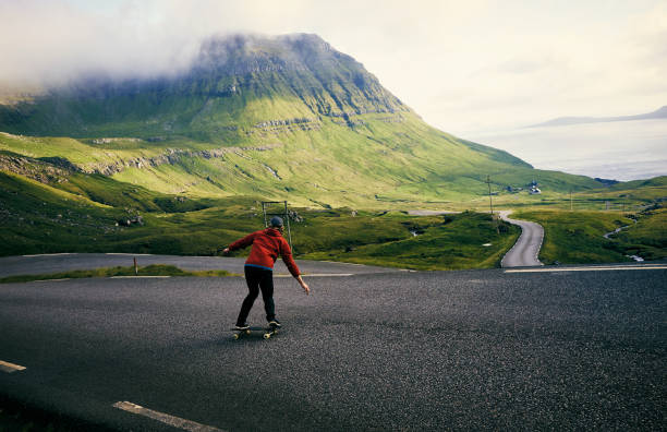 istock Never hesitate, take to nature and skate 904171946