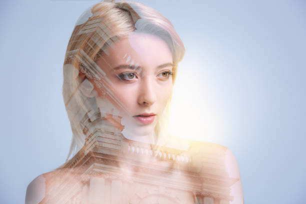 istock Pleasant blonde woman imagining a building 904182604